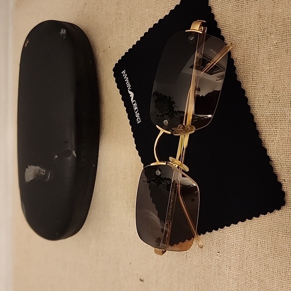 Emporio Armani Accessories - GIORGIO EMPORIO ARMANI Rimless 163-s Women Sunglasses